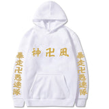 Tokyo Revengers Anime Fleece Hoodie Sweatshirts Oversize Pullovers Pocket Hooded Jackets