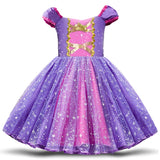 Baby Girls Sequin Dress Princess Birthday Party Kids Halloween Carnival Cosplay Costume