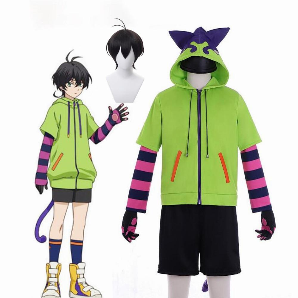 Anime Sk8 The Infinity Miya Chinen Hoodie Cosplay Costume Uniform Set