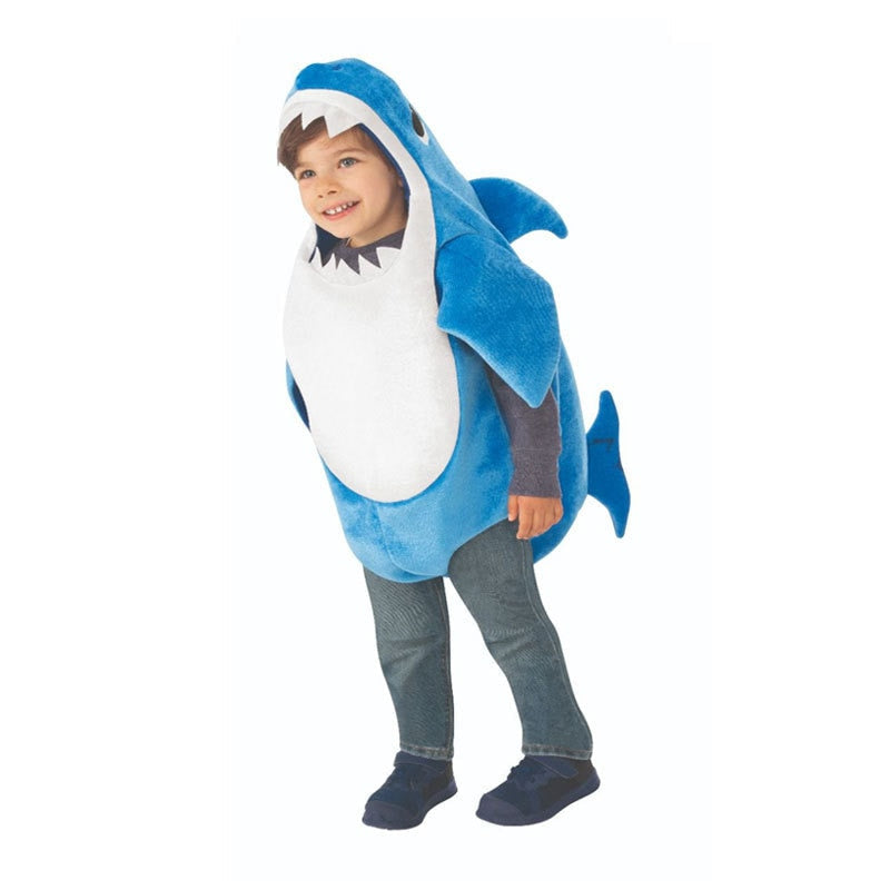 Cute Shark Family Costume Cosplay Toddler New Halloween Costume for Kids Carnival Party Suit