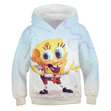 Kids Funny Cute Boys Hoodies Girls Sponge Family Print 3D Clothes Sweatshirt Children Anime Cartoon Pullover Unisex Top Clothing