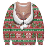 Ugly Christmas Sweater 3D Print Funny Xmas Pullover Hoodie  Round Neck Sweater Men Women Autumn Winter Plus Size Clothing