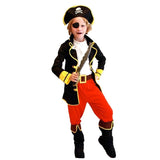 Kids Boys Pirate Cosplay Halloween Costumes For Children Birthday Party Jake Pirate Costumes Dress Size M-XXL