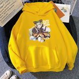 Genshin Impact Sayu Hoodies Kawaii Clothing Aesthetic Japanese Streetwear Cartoon Print Boys Girls Hooded Teens Tracksuit Unisex