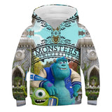 Kids Clothes Cartoon Strange Monster 3D Print Hoodies Children's Clothing Fashion Hoodie Boys Girls Autumn Sweatshirt With Hood