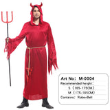 Halloween Vampire Grim Reaper Adult Men Party Cosplay Costumes Evil Devil Festival Masquerade Cape Dress Up