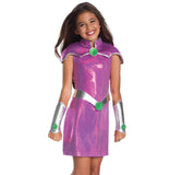 New costume Teen Starfire Cosplay for Kids TuTu Dress  Halloween Costume (3-9Years)  Party Dress