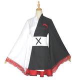 Danganronpa V3 Monokuma Cosplay Costume Ladies Kimono Suit Outfit Top + Skirt + Girdle Halloween Carnival Props