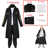 Anime Tokyo Revengers Manjiro Sano Mikey Cosplay Costume Man Societies Uniform Windbreaker