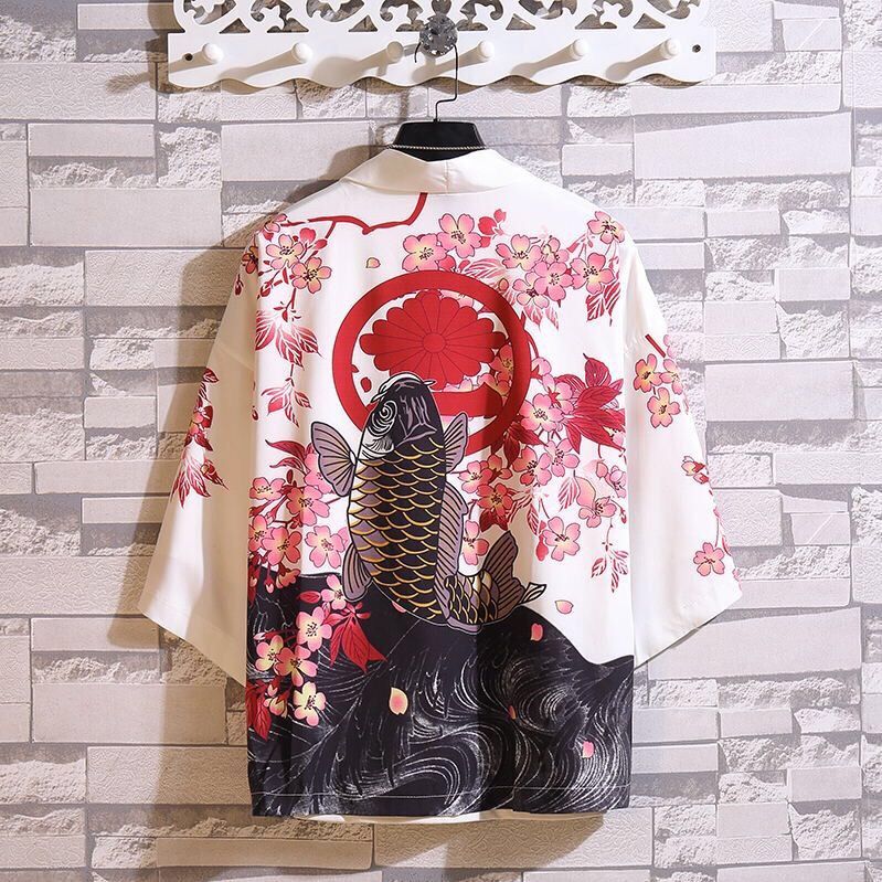 Kimono Summer Vintage Shirt Streetwear Oversize Harajuku Shirt Women Traditional Japanese Kimonos