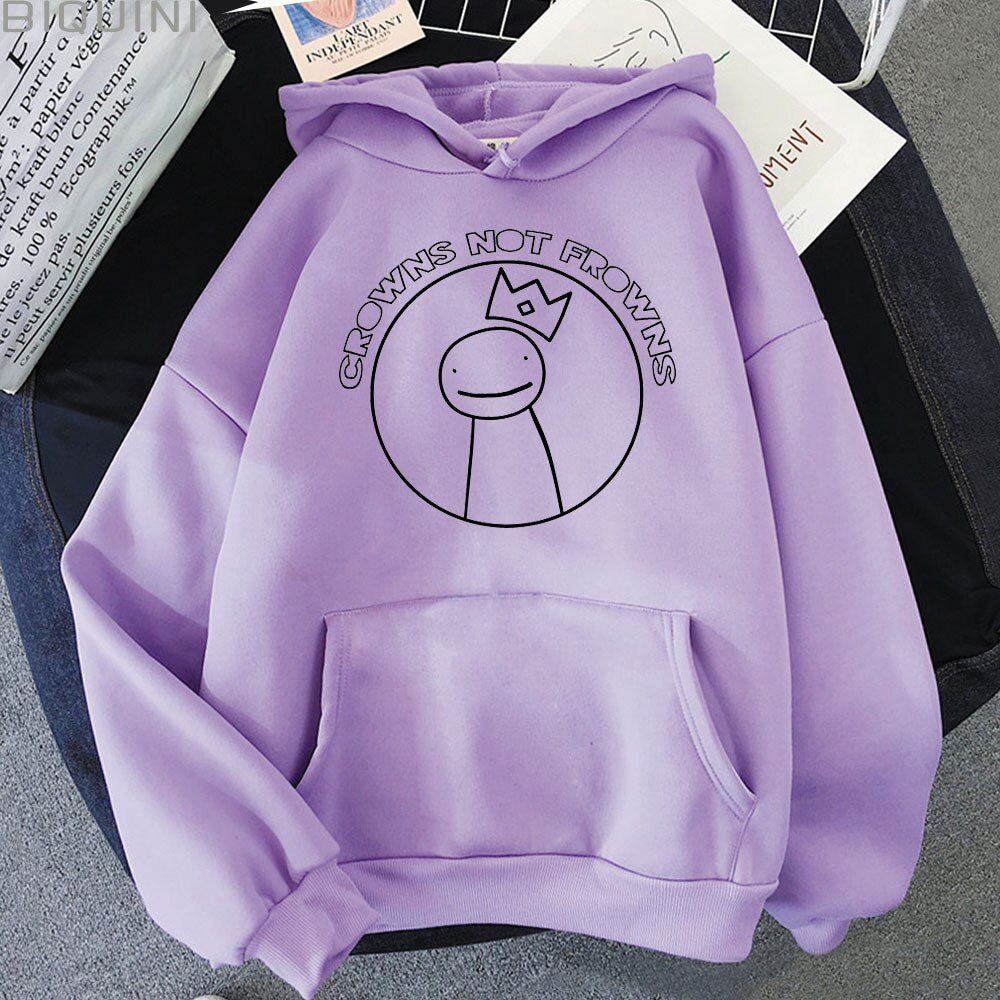 Dream Smp Letter Sweatshirts Harajuku Unisex Funny Clothes Streetwear Oversize Hoodie