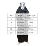 Anime Coplay Spirited Away No Face Man Ogino chihiro Cosplay Cloak Halloween Carnival Costume