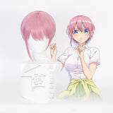 New The Quintessential Quintuplets Nakano Ichika Wig Cosplay Halloween Costume for Women Girls