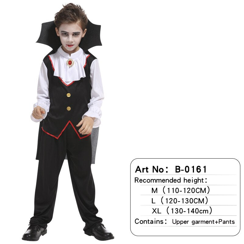 Halloween Purim Holiday Carnival Party Bat Vampire Costumes For Boy Girl Short Fantasia Infantil Anime Cosplay