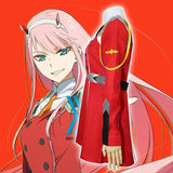 Zero Two Cosplay Costume Anime Darling In The Franxx Character Uniform Full Sets Halloween Carnival Party Dress Up