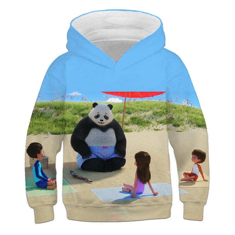 Children Cute Panda Serise Hoodies For Girls Kids Clothes Anime Cartoon Hoodie Boys Sweatshirts Autumn Long Sleeve Pullovers