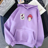Anime Hoodie Hisoka Print Hunter x Hooded Sweatshirt Haikyuu Pullover Pink Tops Warm Coat