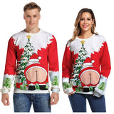 Unisex Ugly Christmas Sweater 3D Funny Design Pullover Sweaters Jumpers Tops For Xmas Men Women Party Hoodie Sweatshirt