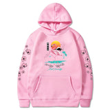 Graphic Hoodies Men/Women Streetwear Flamingo Cherry Blossom Printing Oversized Sweatshirt Hip Hop Fashion Tops