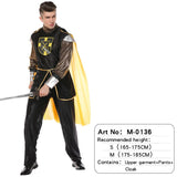 Halloween Costume Adult Male Vampire Cosplay Clothing Party Children's Performance Clothing For Christmas Gift No Weapon