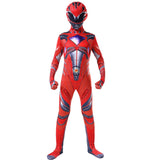 Power Mecha Five Beast Costume Mystic Force Superhero Red Ranger Halloween Costume for Kids