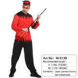 Halloween Costume Adult Male Vampire Cosplay Clothing Party Children's Performance Clothing For Christmas Gift No Weapon