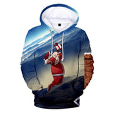 Ugly Christmas Sweater Christmas Unisex Men Women Christmas Novelty Snowman 3D Print Hooded Sweater Warm Sweater Streetwear