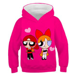 Girl's Little Sisters Series 3D Cartoon Hooded Sweatshirt Anime Harajuku Fashion Casual Jacket Fashion Sweater  Autumn