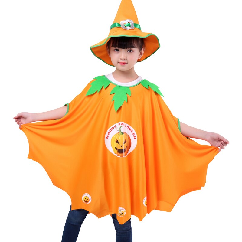 Halloween Kid Girls Witch Costume Silver Stars Printed Carnival Cosplay Dress with Pointed Hat Wand Dress Up Clothes