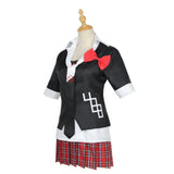 Anime Danganronpa Enoshima Junko Cosplay Costume Uniform Cafe Work Clothes Short Skirt Set