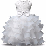 Newborn Girl Christening Baby First Birthday Party Dress Infant Baptism Costume Kids Dress