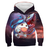 Children Hoodies Little Hero Yasuo 3D Printing Game Sweatshirts Clothes 4-14T Kids Casual Pullover Boy Girl Long Sleeve Sweater
