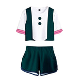 Anime My Hero Academia Cosplay Costume Women Cheerleading Uniform