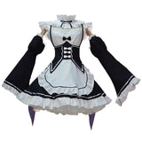 Life In A Different World From Zero Rem/Ram Cosplay Costume Halloween Carnival Funny Maid Sisters Loli Uniform