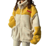 Fashion Hoodie Pullover Coat Warm Soft Fleece Plush Tops Loose Big Pocket Drawstring Sweatshirt