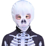 Scary Zombie Skeleton Skull Costume Suit Carnival Party Dress Up Halloween Costume for Adult Kids
