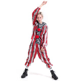 New Halloween Costumes Adult Funny party Clown Costume Naughty Joker Jester Uniform Fancy Dress Cosplay for Men Women