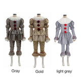 Pennywise Halloween Costume It Clown Adult Cosplay Costume Halloween Party (Men & Female & Kids )