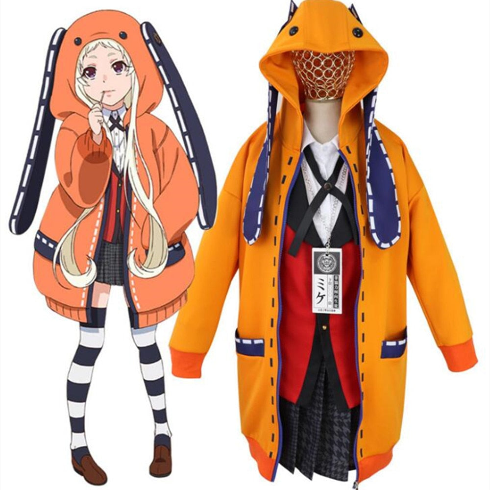 Anime Kakegurui Uniform Yumeko Jabami Kakegurui Twin Runa Yomozuki  Ikishima Midari Cosplay Costumes