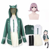 Danganronpa 2 Nanami ChiaKi Cosplay Costume Girls Hooded  JK uniform Full set