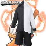 Anime Danganronpa V3 Killing Harmony Monokuma Unisex Coat Shirt Skirt Tie Socks Cosplay Costumes Clothes