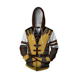 Mortal Kombat 11 Game Cosplay Costume Hoodies 3D Printed Polyester Zipper Jacket