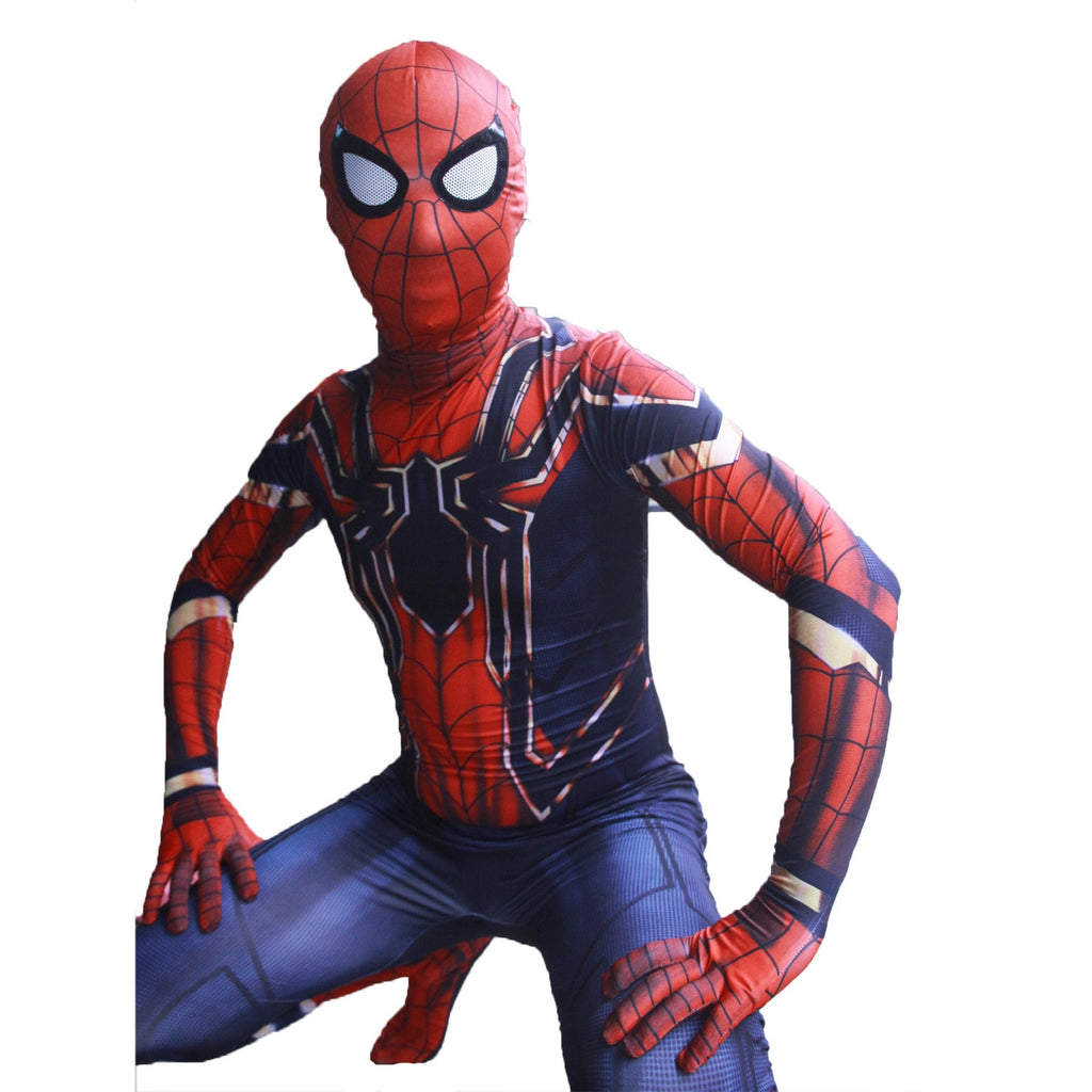 Spiderboy No Way Home Integrated Suit Far From Home Cosplay Superhero Jumpsuits Halloween Costume for Kids