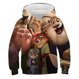 Kids Clothes Girls Cartoon Anime Rabbit Fox 3D Print Hoodies Children's Clothing Fashion Hoodie Boys Autumn Sweatshirt With Hood