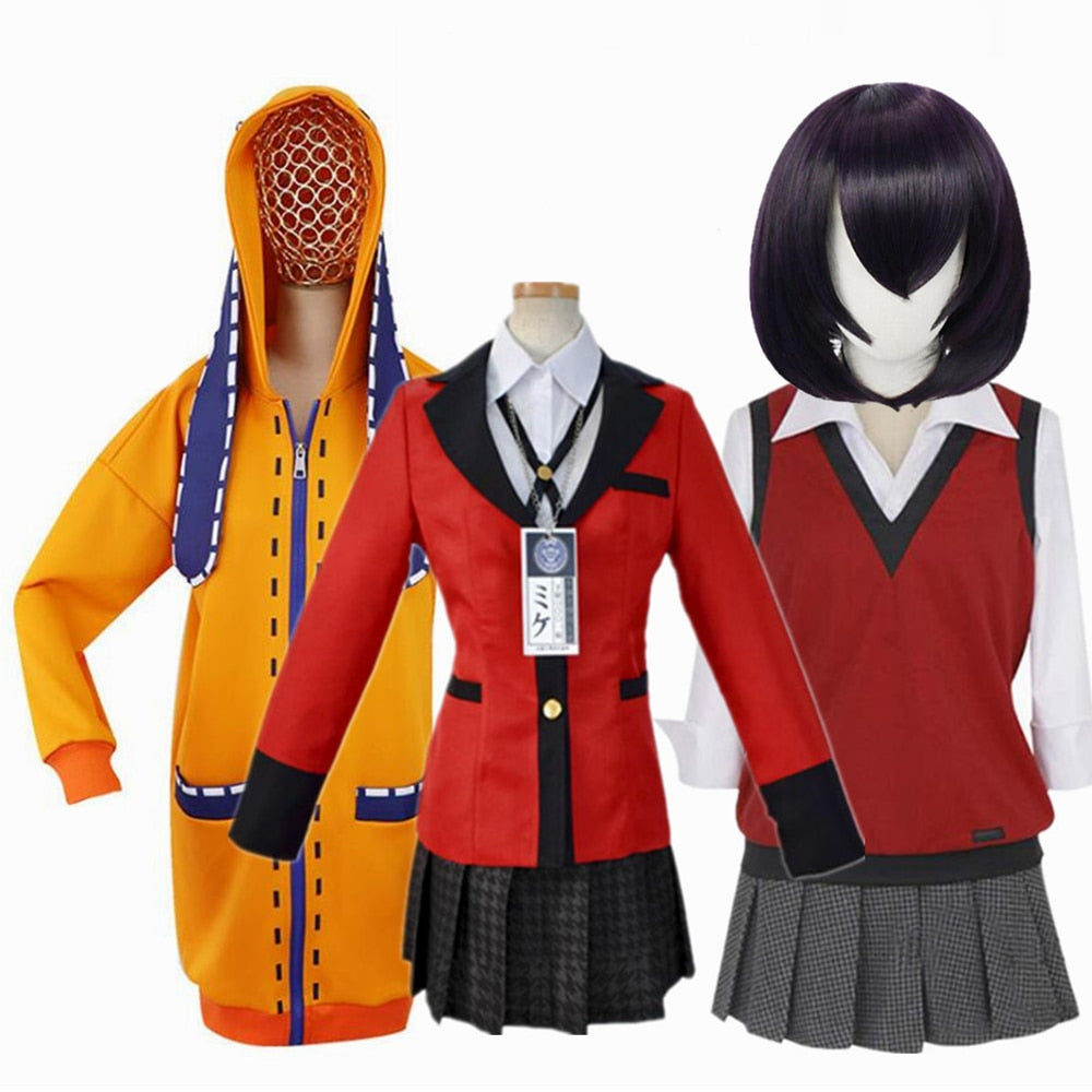 Anime Vetement Manga Yumeko Jabami Twin Uniform Cosplay Costumes Halloween Girls Clothes Women Suits