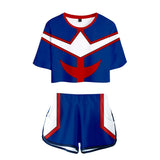 Anime My Hero Academia Cosplay Costume Women Cheerleading Uniform