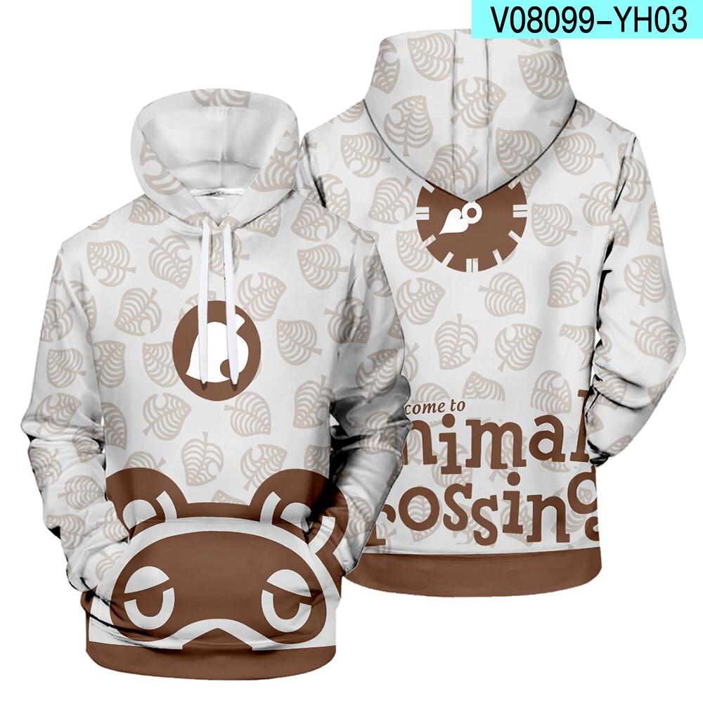 3D Game Animal Crossing Cosplay costume Hoodie Sweatshirts Men Women Timmy hoodie Pullover Unisex Costume Tracksuit