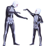 Scary Skeleton Kids Costume for Baby Girl Boys Fancy Dress for Purim