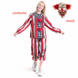 New Halloween Costumes Adult Funny party Clown Costume Naughty Joker Jester Uniform Fancy Dress Cosplay for Men Women