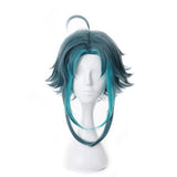 Genshin Impact Lumine Amber Diluc Ragnvindr Double Ponytail Wig